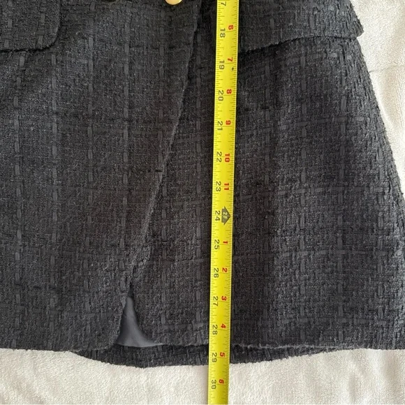 Jason Wu Tweed Double Breasted Blazer Jacket Womens Size Small Black Office - Picture 11 of 12